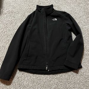 Black north face shell jacket
